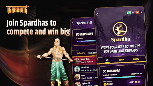 Virbhumi Strategy Card Game ڈاؤن لوڈ کریں – بہترین تزویراتی جنگ - Screenshot 2