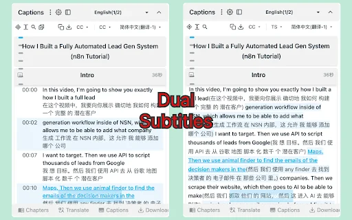 vCaptions ڈاؤن لوڈ کریں – یوٹیوب اور بلی بلی کے لیے بہترین اے آئی سب ٹائٹل ٹول - Screenshot 3