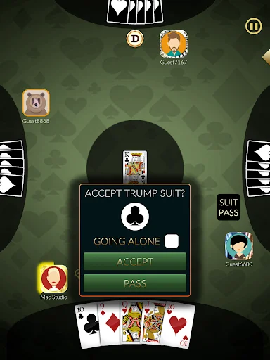 Euchre Ultimate ڈاؤن لوڈ کریں – آن لائن کارڈ گیم کا بہترین تجربہ - Screenshot 16