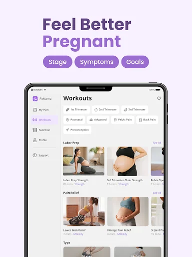 FitMama: Pregnancy & Postnatal ایپ ڈاؤن لوڈ کریں – خواتین کے لیے بہترین ورزشیں - Screenshot 11