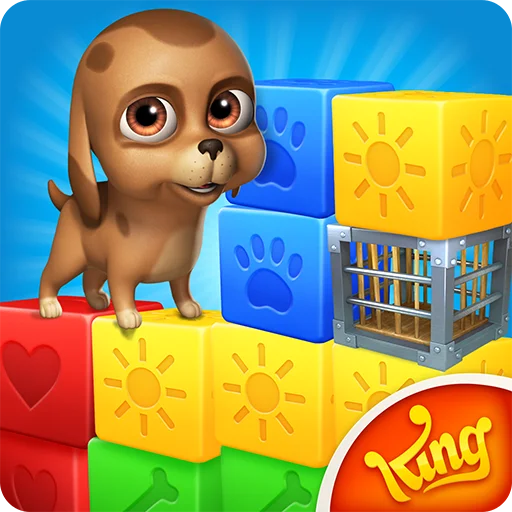 Pet Rescue Saga ڈاؤن لوڈ کریں – بہترین پالتو جانوروں کو بچانے والا گیم