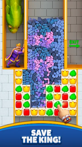 Royal Match ڈاؤن لوڈ کریں – کنگ رابرٹ کے محل کو سجائیں اور پہیلیاں حل کریں - Screenshot 1