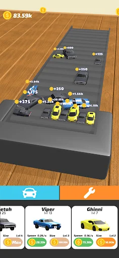 Idle Treadmill 3D ڈاؤن لوڈ کریں – کاروں کو اڑتے ہوئے دیکھیں - Screenshot 7