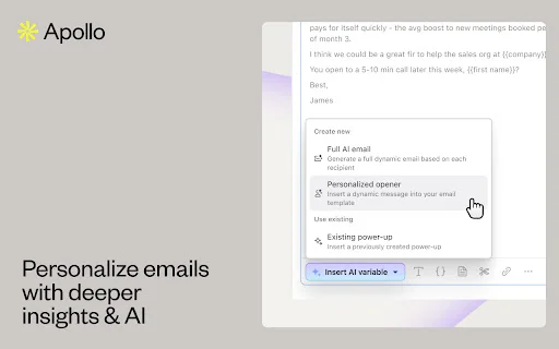 Apollo.io Chrome Extension ڈاؤن لوڈ کریں – مفت B2B لیڈز حاصل کریں - Screenshot 2