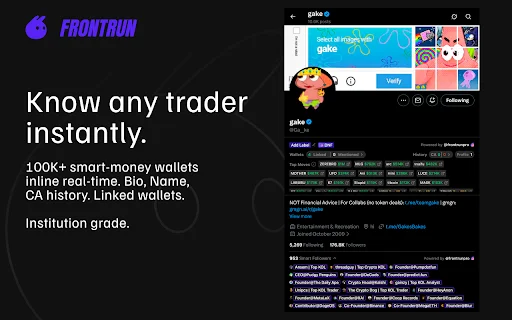 Frontrun ڈاؤن لوڈ کریں – Solana اور Crypto ٹریڈنگ کے لیے بہترین AI ٹول - Screenshot 2