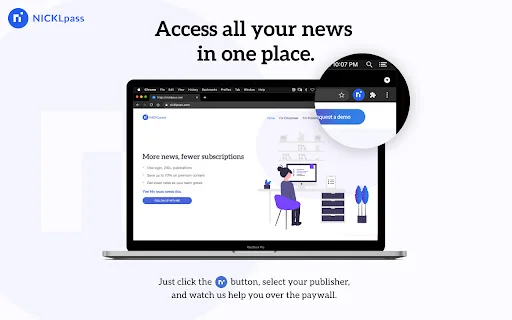 NICKLpass ڈاؤن لوڈ کریں – خبروں تک رسائی اور اخراجات میں بچت کریں - Screenshot 1