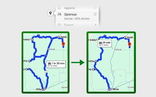 Google Maps Extended Routes ڈاؤن لوڈ کریں – روٹ پلاننگ کو آسان بنائیں - Screenshot 2