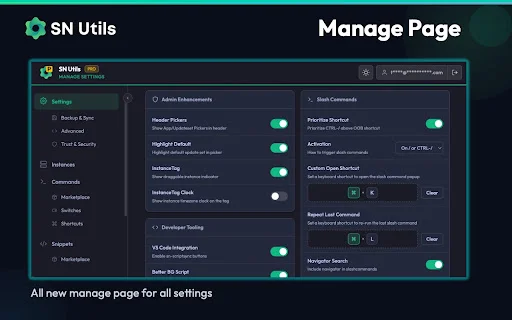 SN Utils – ServiceNow کے لیے بہترین پروڈکٹیوٹی ٹول ڈاؤن لوڈ کریں - Screenshot 3
