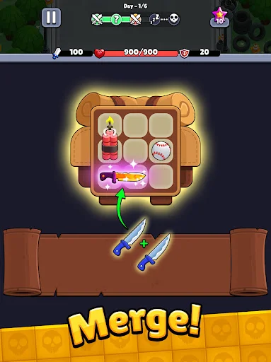 Bagbound Hero ڈاؤن لوڈ کریں – زومبی سروائیول RPG گیم - Screenshot 10