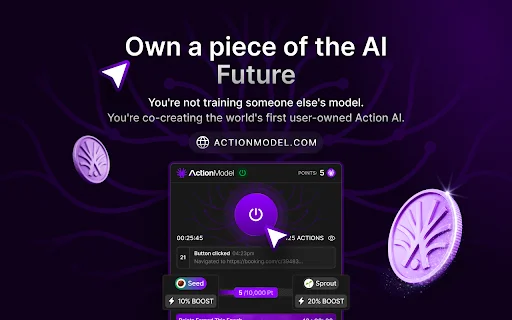 Action Model ڈاؤن لوڈ کریں – براؤزر آٹومیشن اور AI ٹریننگ - Screenshot 2