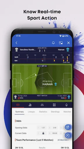 Matchplay ڈاؤن لوڈ کریں – فٹ بال اور باسکٹ بال لائیو اسکورز - Screenshot 3