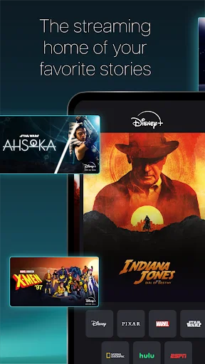 Disney+ ایپ ڈاؤن لوڈ کریں – اپنی پسندیدہ فلمیں اور سیریز سٹریم کریں - Screenshot 1