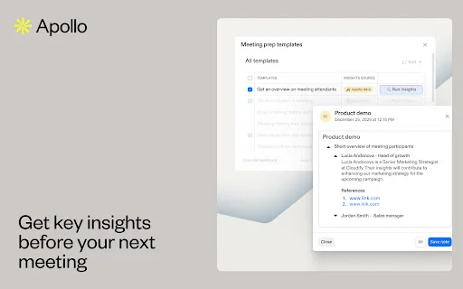 Apollo.io Chrome Extension ڈاؤن لوڈ کریں – مفت B2B لیڈز حاصل کریں - Screenshot 4