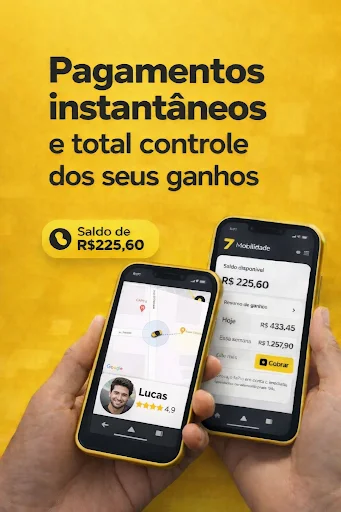 7 Mobilidade – Passageiros ڈاؤن لوڈ کریں – محفوظ اور تیز سفر - Screenshot 4
