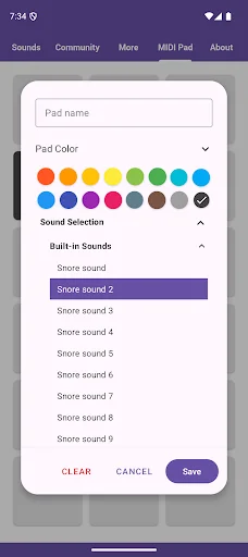 Snore Sounds ڈاؤن لوڈ کریں – پرسکون نیند کے لیے بہترین ساؤنڈ بورڈ - Screenshot 4