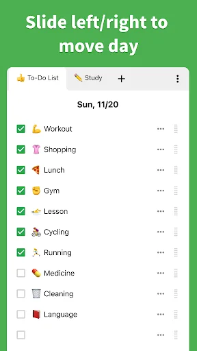 Daily Checklist ڈاؤن لوڈ کریں – روزانہ کے کاموں کو منظم کریں - Screenshot 4