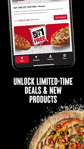Pizza Hut KWT ایپ ڈاؤن لوڈ کریں – کویت میں مزیدار پیزا آرڈر کریں - Screenshot 2