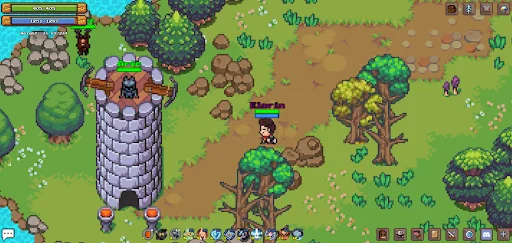 Definya 2D MMORPG ڈاؤن لوڈ کریں – بہترین پکسل آرٹ آن لائن آر پی جی - Screenshot 11