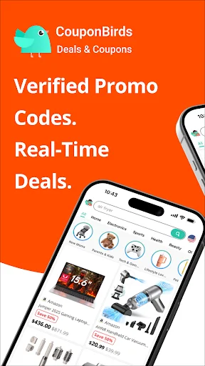 CouponBirds ڈاؤن لوڈ کریں – آن لائن خریداری پر زبردست ڈسکاؤنٹ حاصل کریں - Screenshot 1