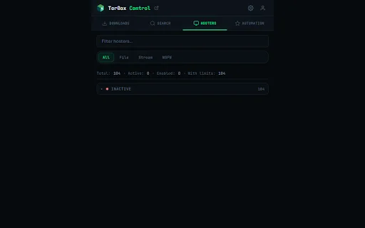 TorBox Control ڈاؤن لوڈ کریں – براؤزر میں TorBox ڈاؤن لوڈز کو کنٹرول کریں - Screenshot 3