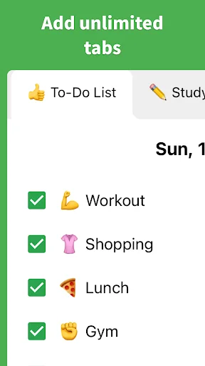 Daily Checklist ڈاؤن لوڈ کریں – روزانہ کے کاموں کو منظم کریں - Screenshot 8