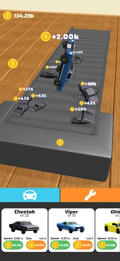 Idle Treadmill 3D ڈاؤن لوڈ کریں – کاروں کو اڑتے ہوئے دیکھیں - Screenshot 8