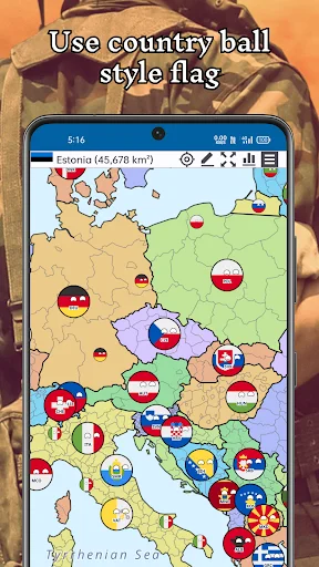 A+ World Map Editor Sandbox ڈاؤن لوڈ کریں – نقشے بنائیں اور تاریخ بدلیں - Screenshot 3