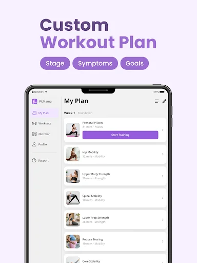 FitMama: Pregnancy & Postnatal ایپ ڈاؤن لوڈ کریں – خواتین کے لیے بہترین ورزشیں - Screenshot 16