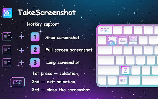 TakeScreenshot ڈاؤن لوڈ کریں – مکمل اسکرین اور اسکرولنگ اسکرین شاٹ - Screenshot 3