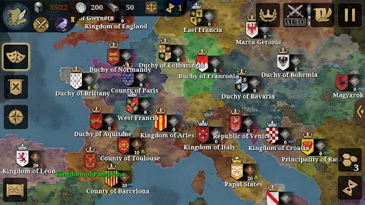 European War 7: Medieval ڈاؤن لوڈ کریں – بہترین حکمت عملی کا کھیل - Screenshot 1