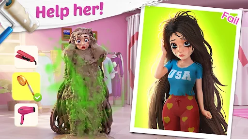 Project Makeover ڈاؤن لوڈ کریں – اسٹائل، میک اپ اور ڈیکور کا بہترین گیم - Screenshot 19