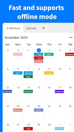 Plan Calendar ڈاؤن لوڈ کریں – شیڈول اور ٹائم مینجمنٹ ایپ - Screenshot 5