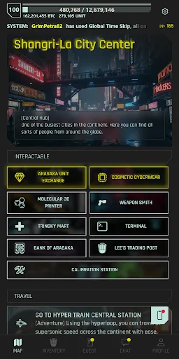 CyberCode Online ڈاؤن لوڈ کریں – بہترین ٹیکسٹ آر پی جی گیم - Screenshot 8