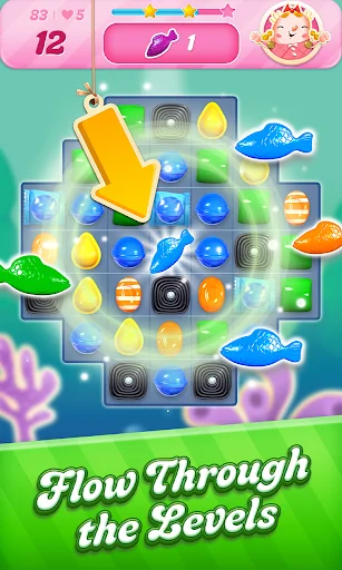 Candy Crush Saga ڈاؤن لوڈ کریں – مزیدار کینڈی پزل گیم مفت - Screenshot 4