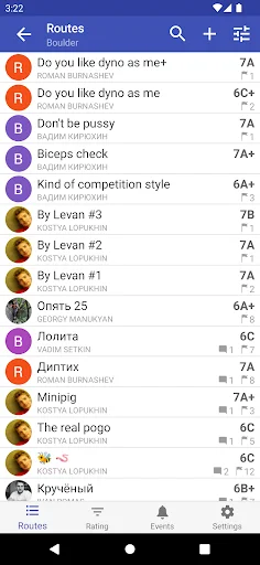 Climbzilla ڈاؤن لوڈ کریں – بولڈرنگ روٹس شیئرنگ ایپ - Screenshot 3