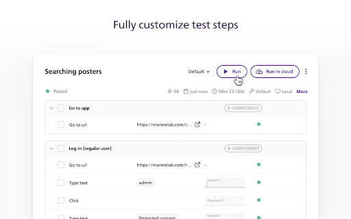 BugBug Automation Testing ڈاؤن لوڈ کریں – بغیر کوڈ ویب ٹیسٹنگ - Screenshot 4