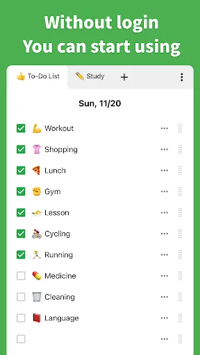 Daily Checklist ڈاؤن لوڈ کریں – روزانہ کے کاموں کو منظم کریں - Screenshot 7