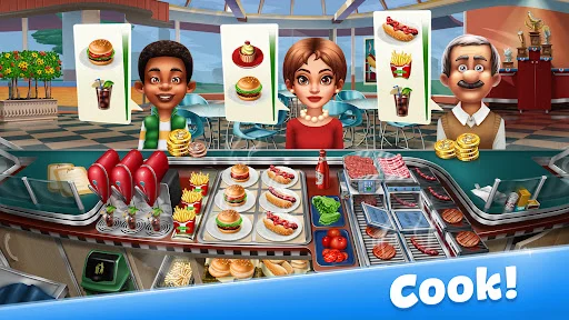 Cooking Fever ڈاؤن لوڈ کریں – مزیدار کھانے پکانے کا بہترین گیم - Screenshot 8