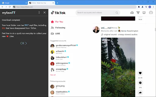 myfaveTT ڈاؤن لوڈ کریں – TikTok ویڈیوز محفوظ کرنے کا بہترین ٹول - Screenshot 3