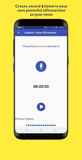Creation – Voice Affirmations ڈاؤن لوڈ کریں – خود کار توثیق - Screenshot 3