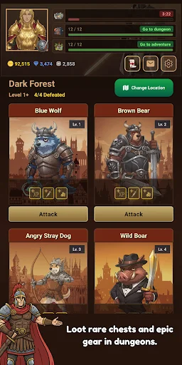 Gladia2 آن لائن MMO ٹیکسٹ آر پی جی – مفت ڈاؤن لوڈ کریں - Screenshot 3