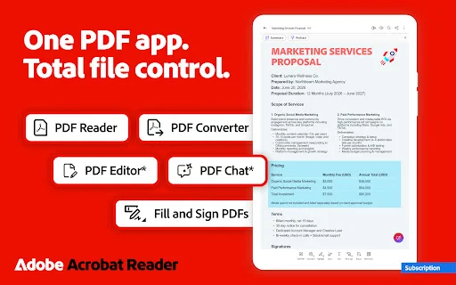 Adobe Acrobat Reader ڈاؤن لوڈ کریں – پی ڈی ایف ایڈیٹنگ کا بہترین ٹول - Screenshot 9