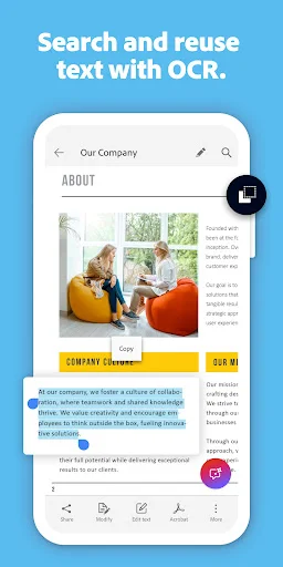Adobe Scan AI PDF Scanner ڈاؤن لوڈ کریں – بہترین OCR ایپ - Screenshot 5