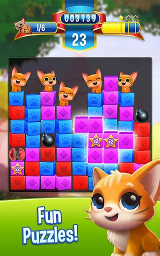 Pet Rescue Saga ڈاؤن لوڈ کریں – بہترین پالتو جانوروں کو بچانے والا گیم - Screenshot 7