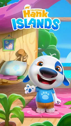 My Talking Hank: Islands ڈاؤن لوڈ کریں – تفریحی جزیرہ ایڈونچر - Screenshot 24