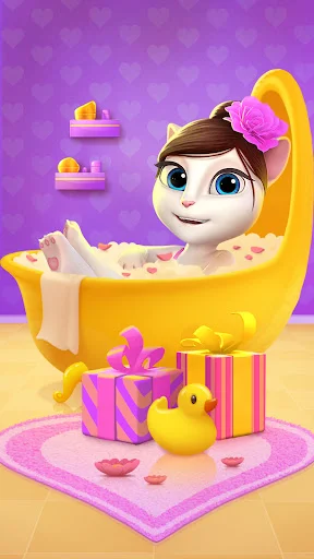 My Talking Angela ڈاؤن لوڈ کریں – بہترین ورچوئل پالتو گیم - Screenshot 19