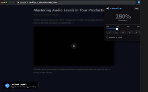 Volume Booster ڈاؤن لوڈ کریں – آڈیو کو 600% تک بڑھائیں - Screenshot 3