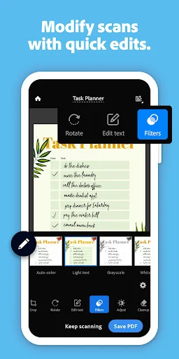 Adobe Scan AI PDF Scanner ڈاؤن لوڈ کریں – بہترین OCR ایپ - Screenshot 4
