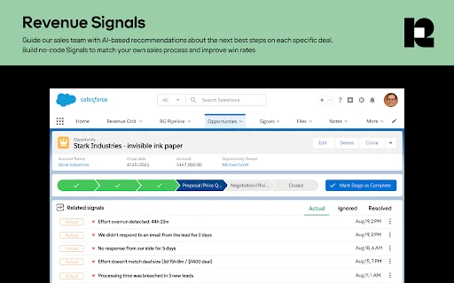Revenue Grid برائے Salesforce اور Gmail ڈاؤن لوڈ کریں - Screenshot 4