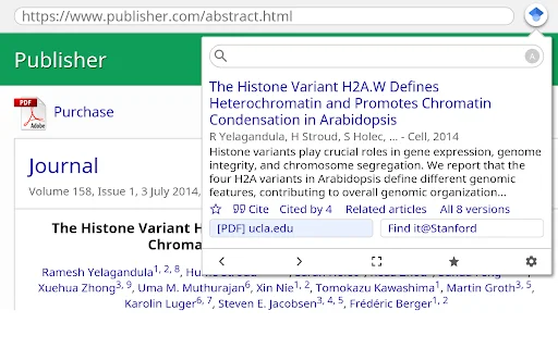Google Scholar Button ڈاؤن لوڈ کریں – تعلیمی تحقیق کے لیے بہترین ٹول - Screenshot 2